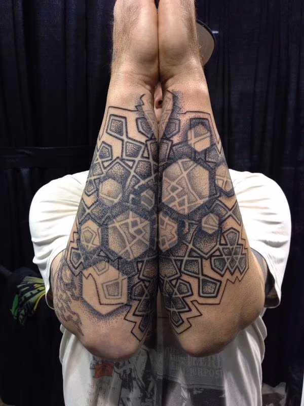 matching forearms