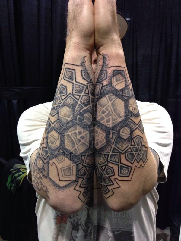 matching forearms