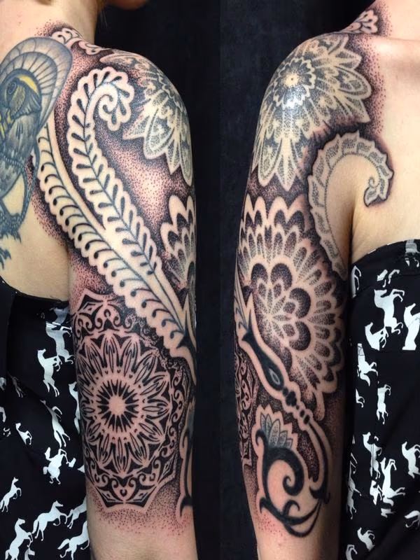 feminine half sleeve
