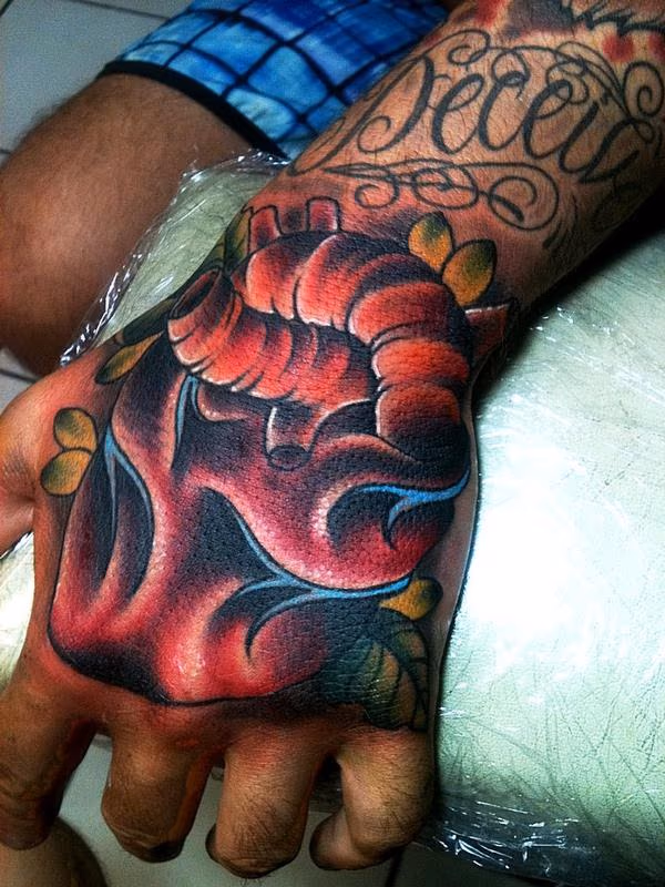 free hand heart
