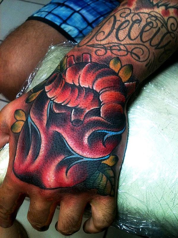 free hand heart