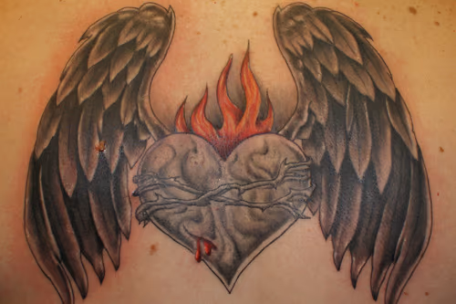 Heart with wings