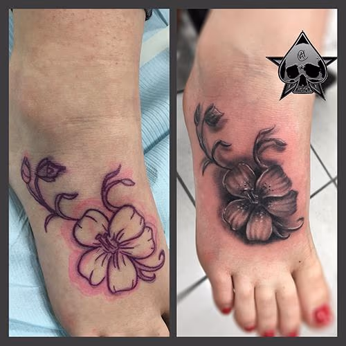 Black and Grey Tiger lily