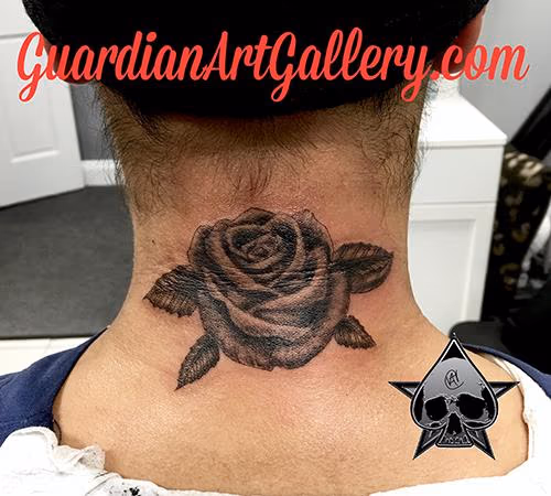 Black and Grey Rose