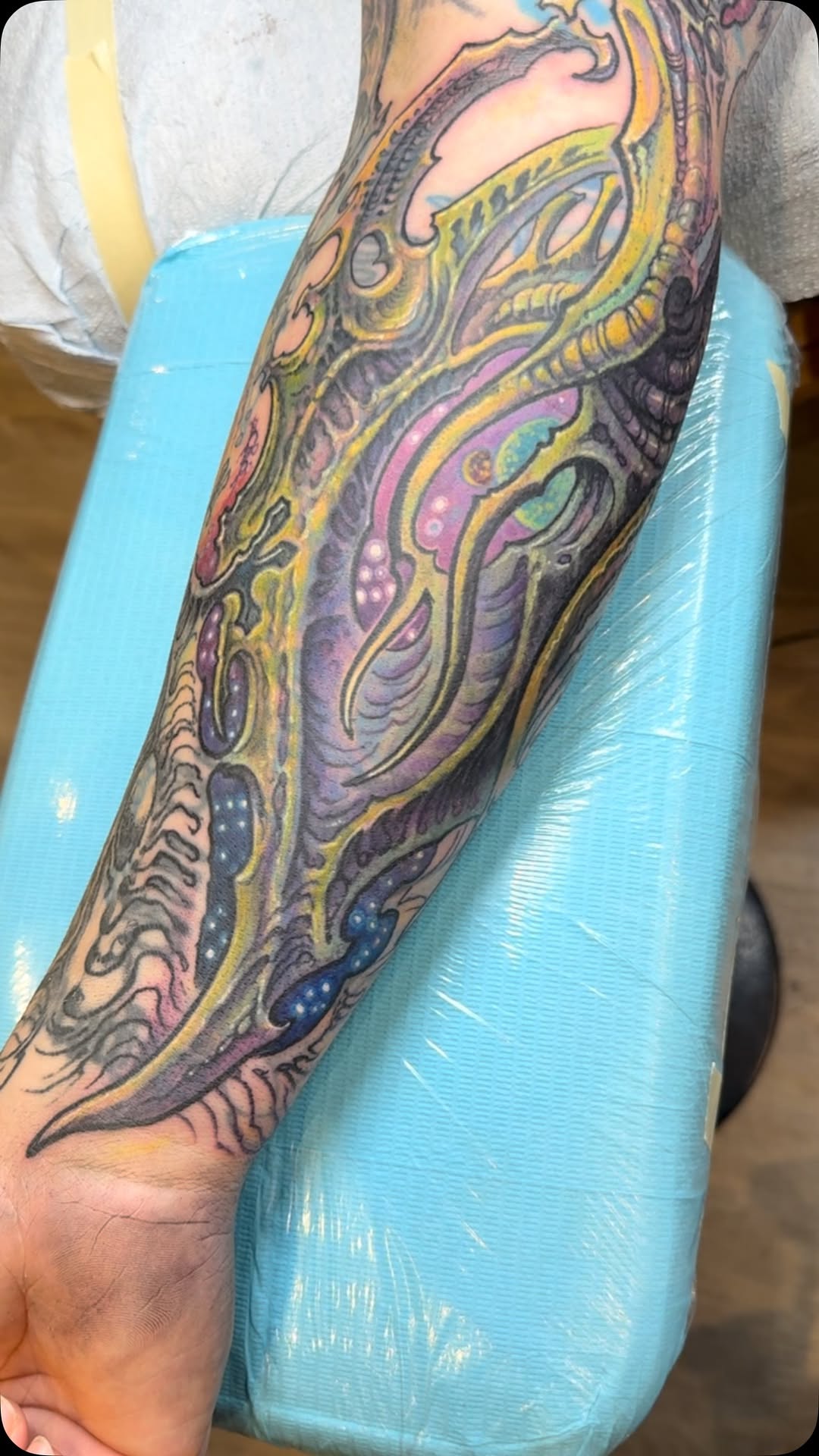Color biomechanical forearm sleeve collab