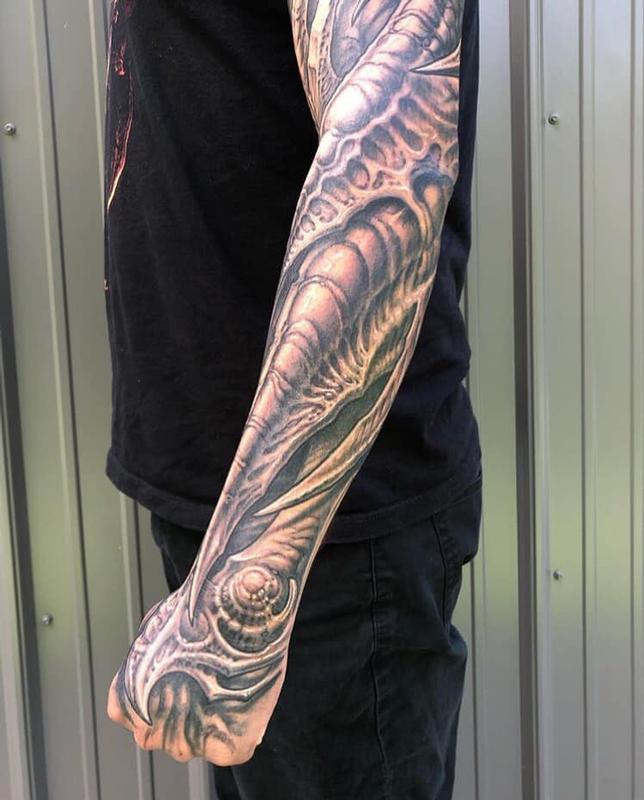 Forearm Bio Sleeve Tattoo
