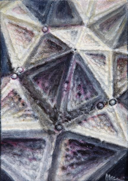 Untitled Acrylic on canvas 5x7" 2014