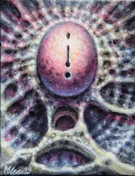 Untitled Acrylic on canvas 4x5" 2014