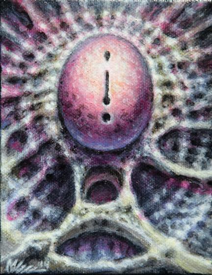 Untitled Acrylic on canvas 4x5" 2014