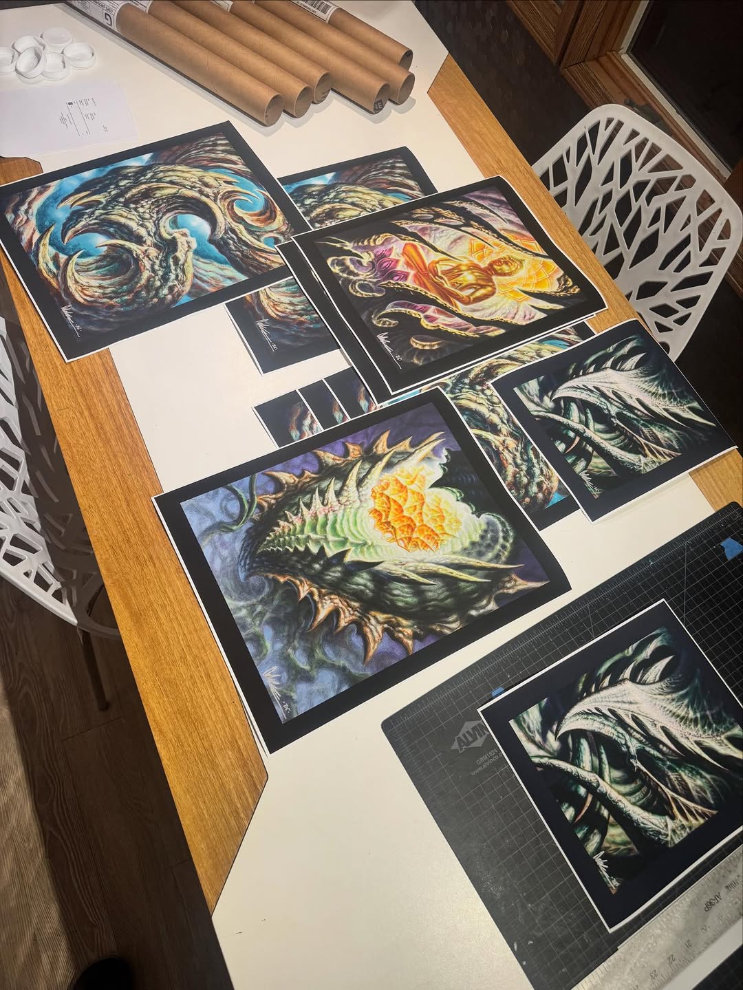 Surreal biomechanical fantasy art prints