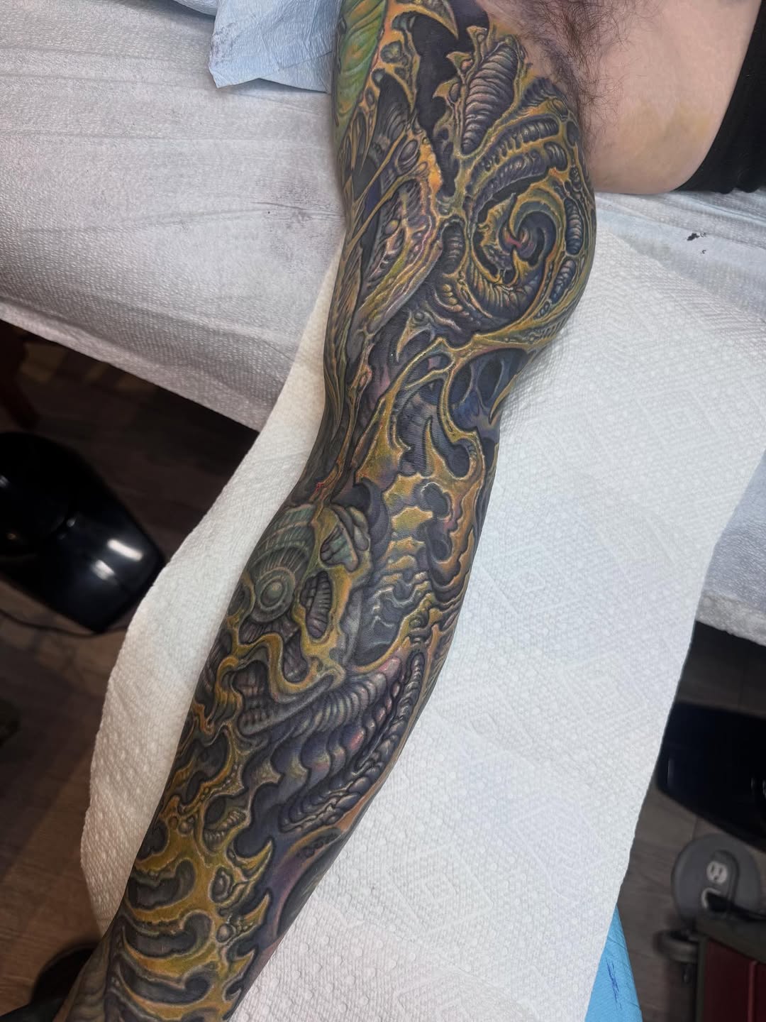 Biomechanical full sleeve coverup in color