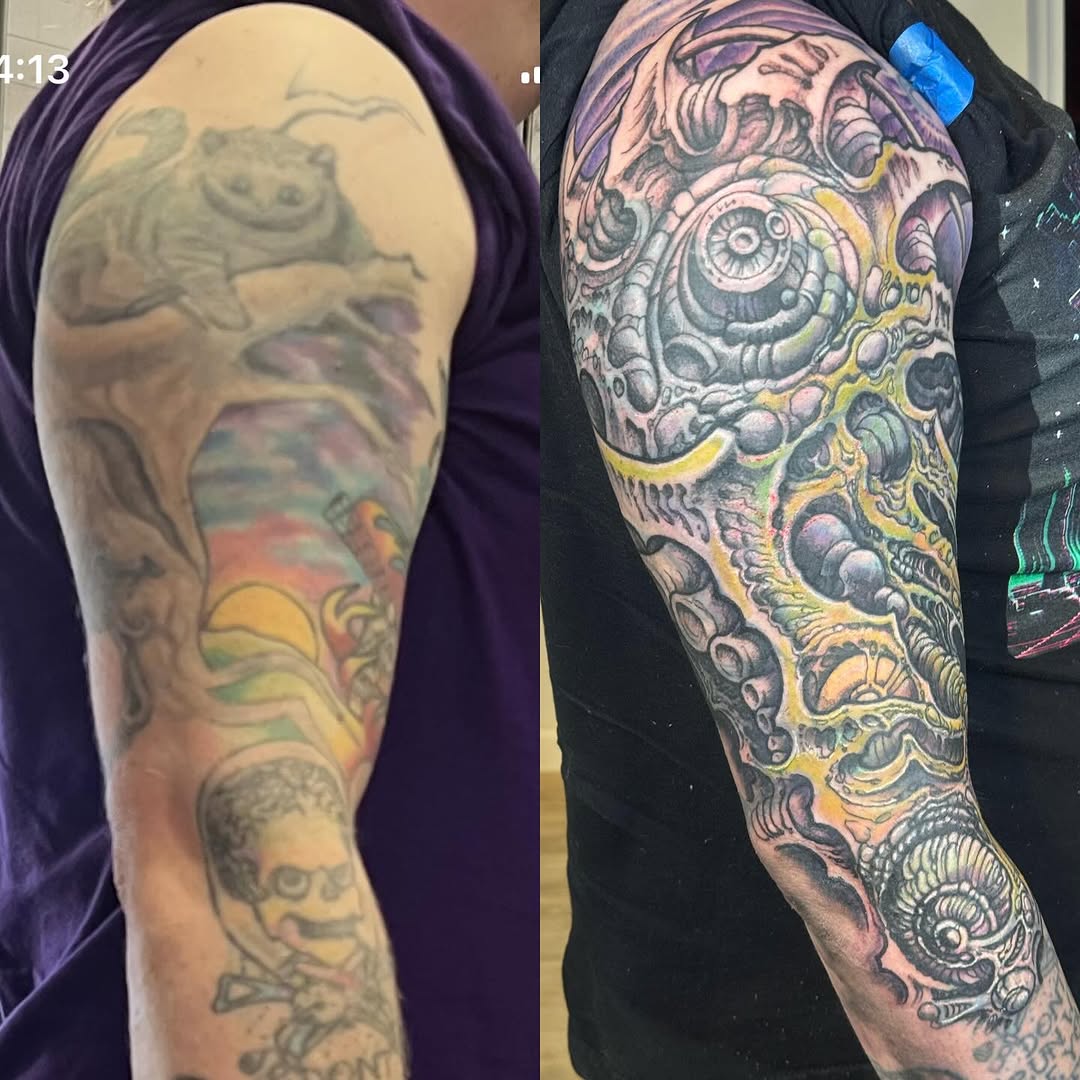 Biomechanical sleeve coverup, full sleeve