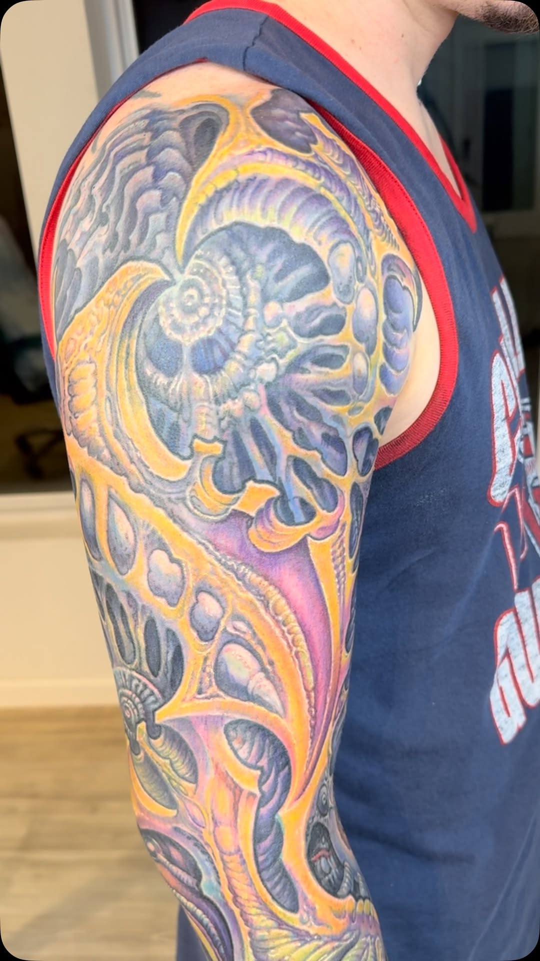 Biomech color cover-up full sleeve