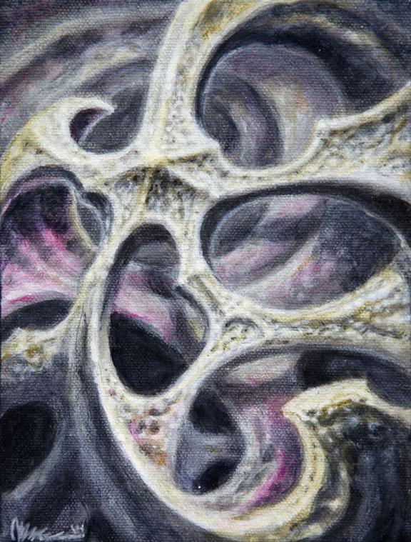 Untitled Acrylic on canvas 6x8" 2014