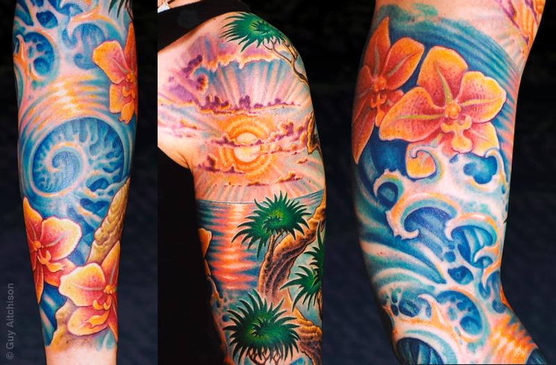 Sue, Hawaii surf sleeve
