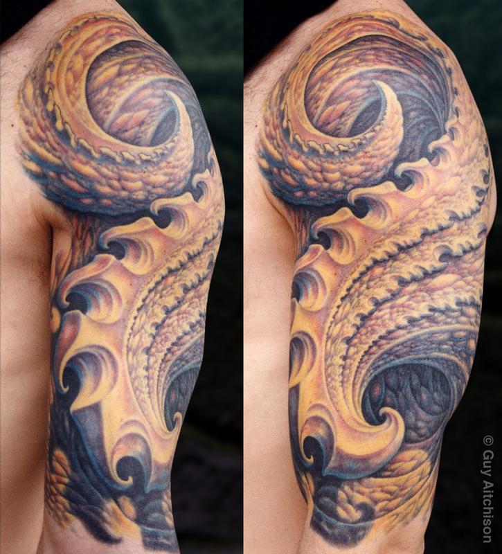 Larry, hook half sleeve