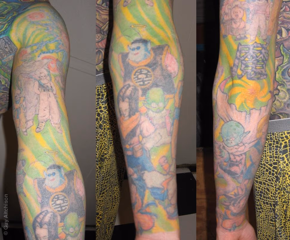 Scott, full sleeve after 4 laser sessions