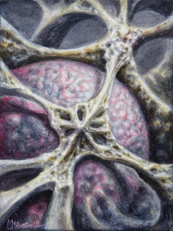 Untitled Acrylic on canvas 6x8" 2014