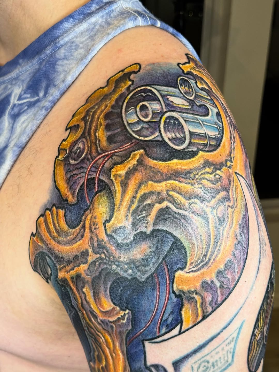Weapons tattoo