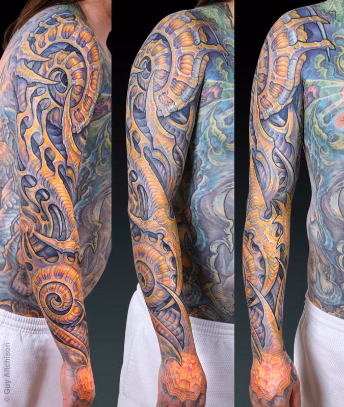 Scott, after 3 tattoo sessions