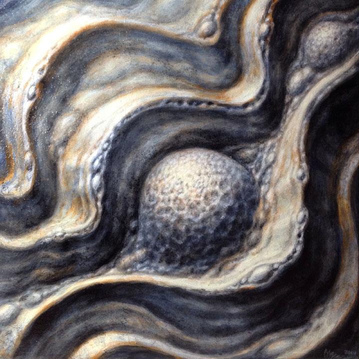Untitled Acrylic on canvas 12x12" 2014