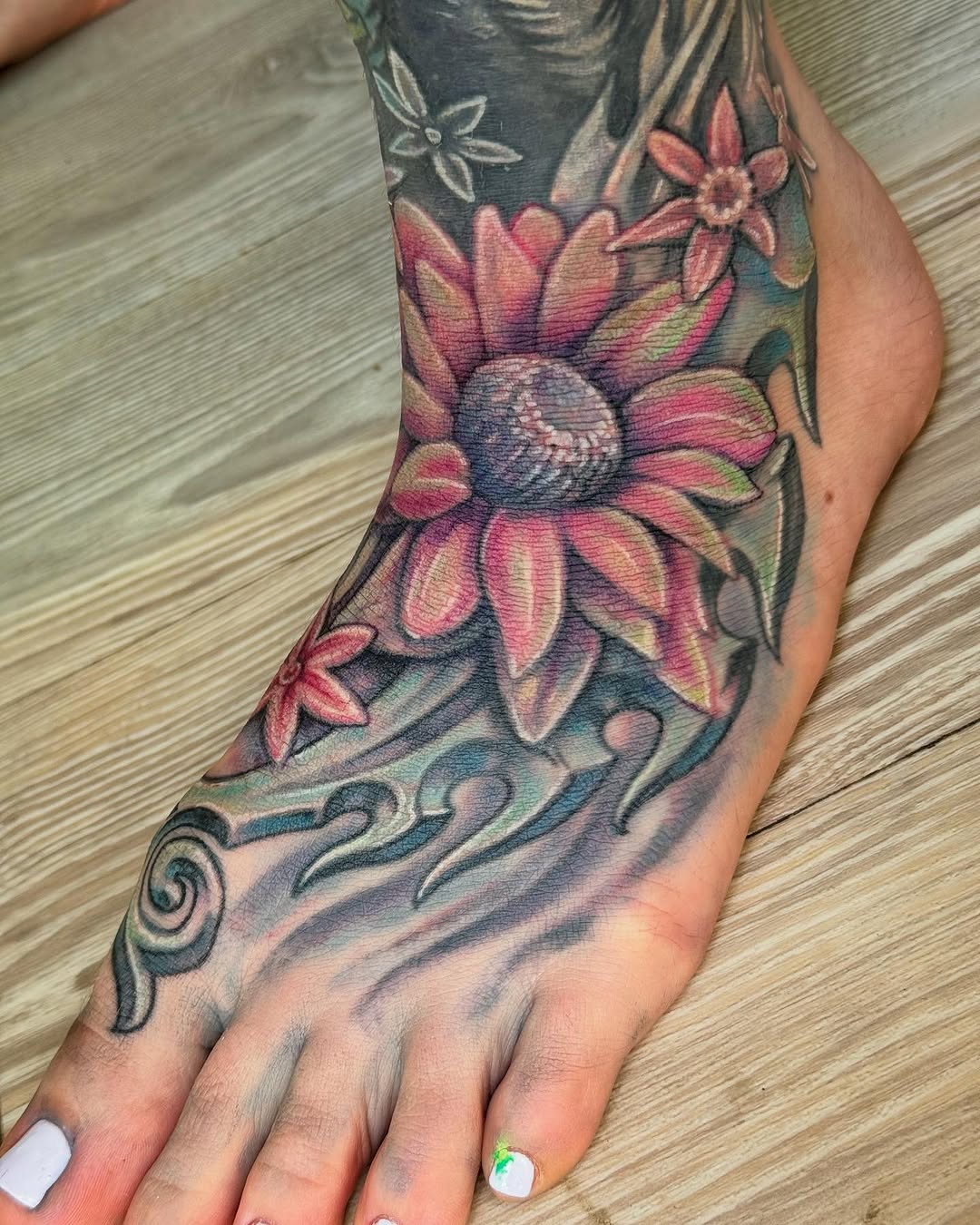 Floral tattoo