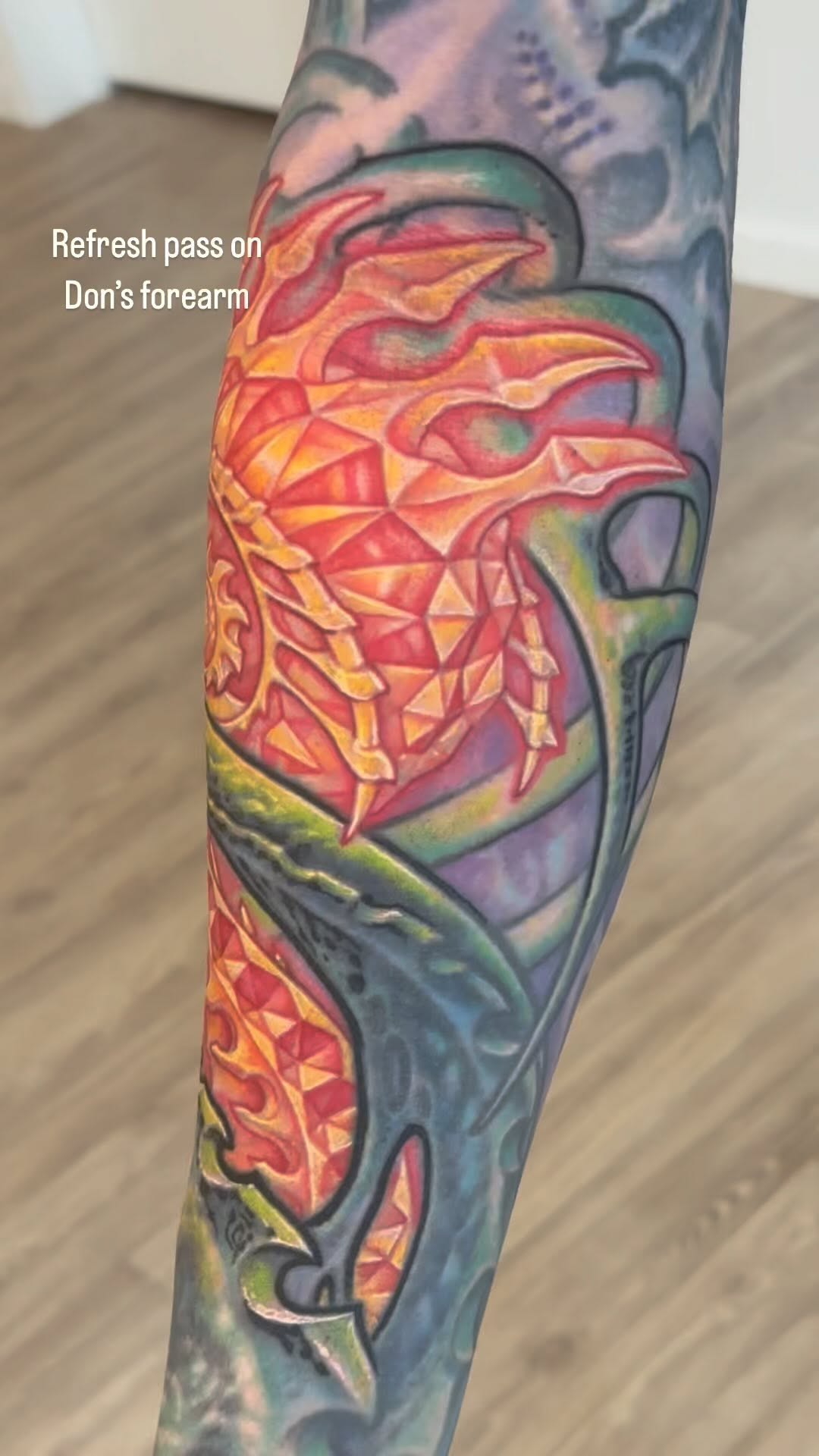 Biomechanical forearm refresh in color