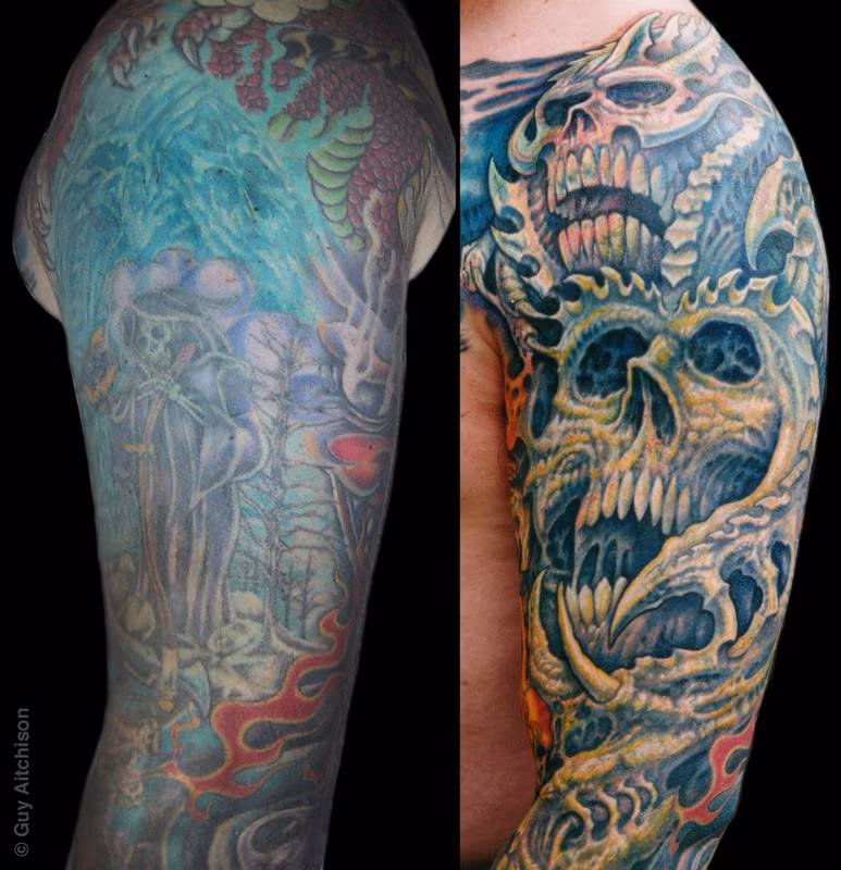 Robert, upper arm closeup