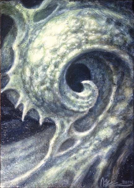 Untitled Acrylic on canvas 5x7" 2014