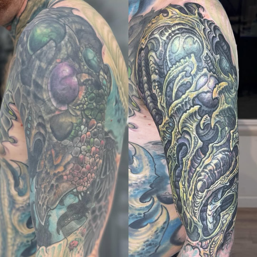 Biomechanical coverup sleeve, first pass