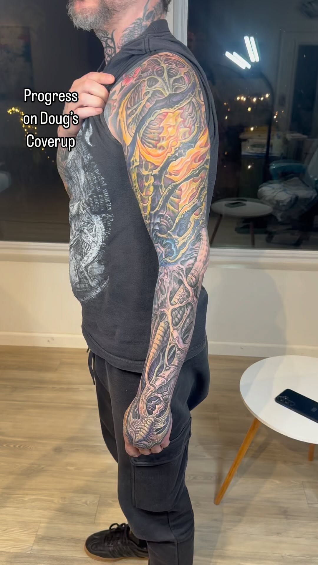 Biomechanical color cover-up full sleeve