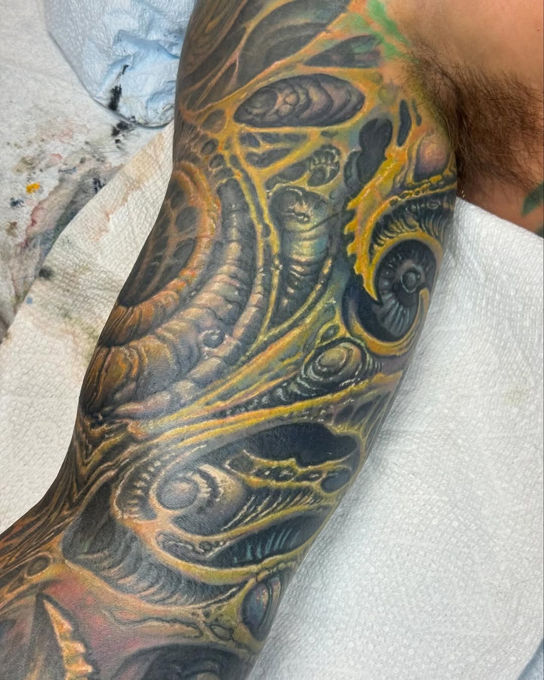 Biomech color cover-up full sleeve