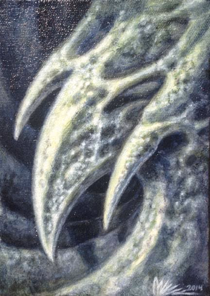 Untitled Acrylic on canvas 5x7" 2014