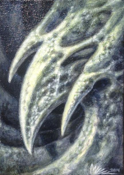 Untitled Acrylic on canvas 5x7" 2014