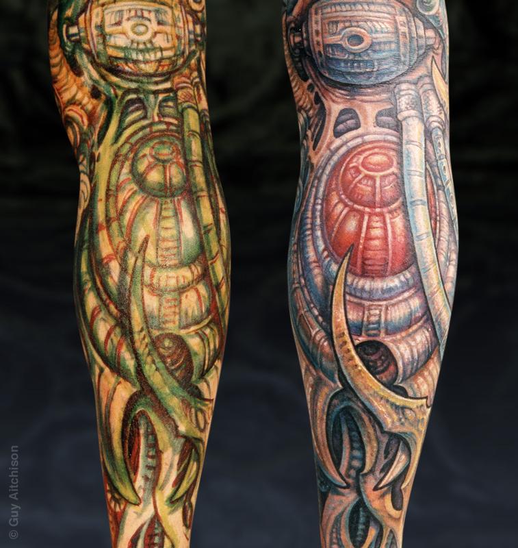 Hiro, marker drawing and finished coverup
