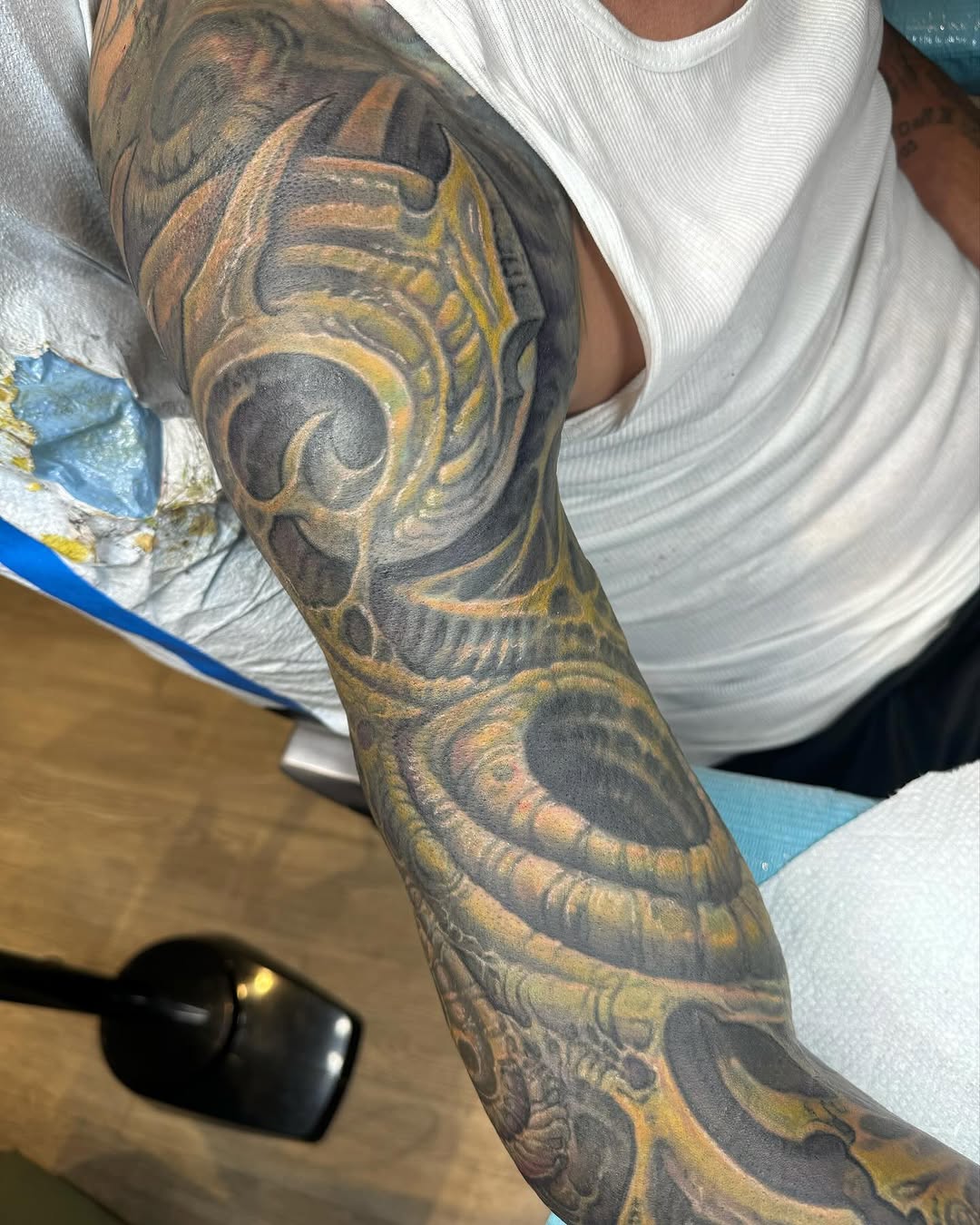Biomechanical full sleeve coverup in color