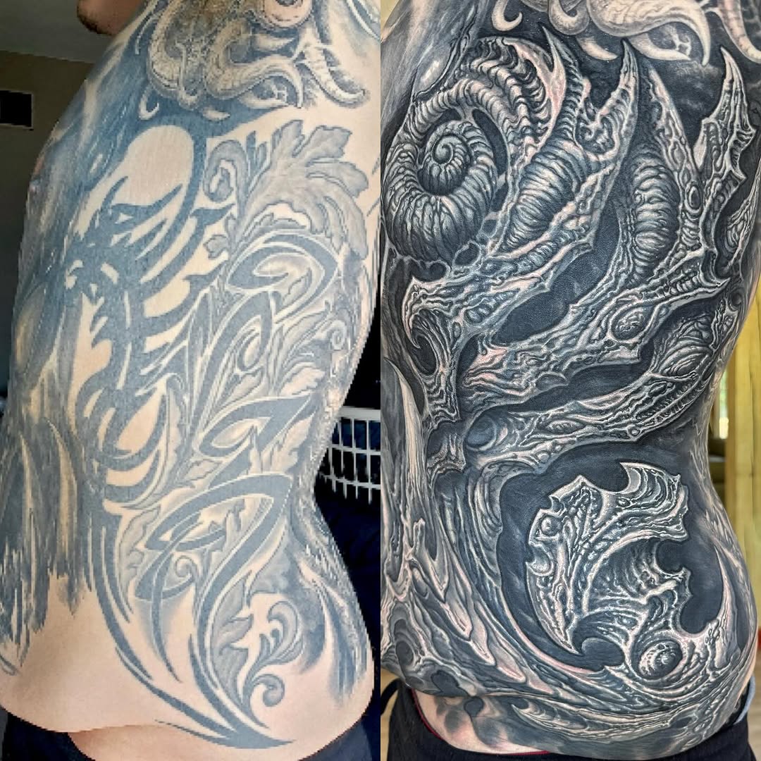 Side tattoo