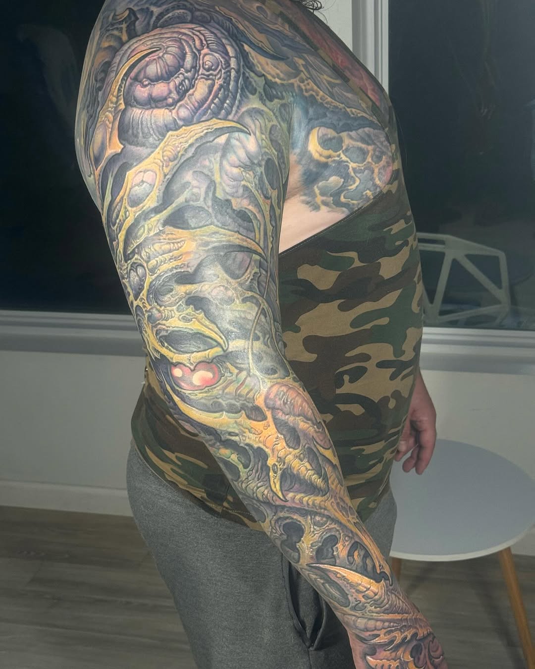 Biomech full sleeve cover-up in color