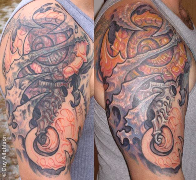 Dave, first session healed, second session fresh
