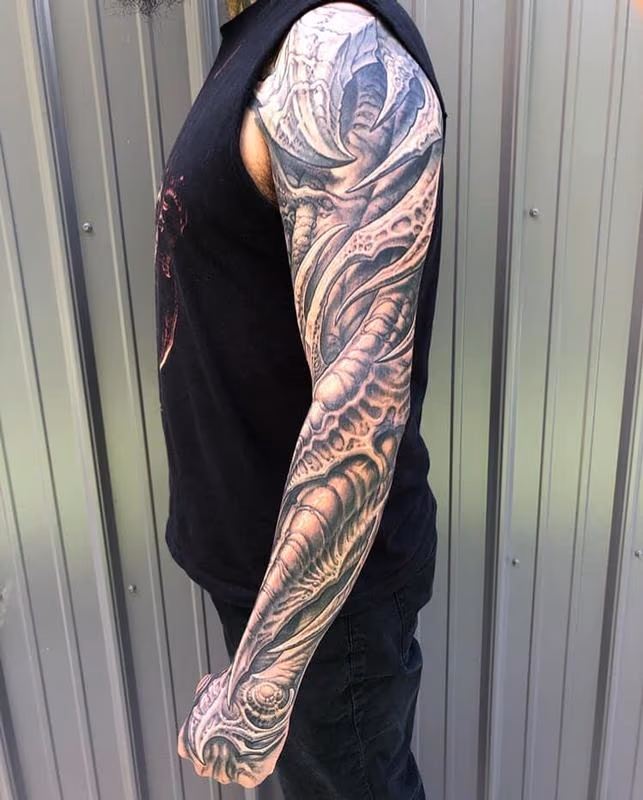 Full Bio Sleeve Tattoo