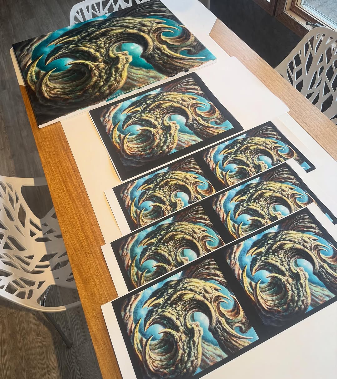Surreal oil painting prints – Twist by Guy Aitchison