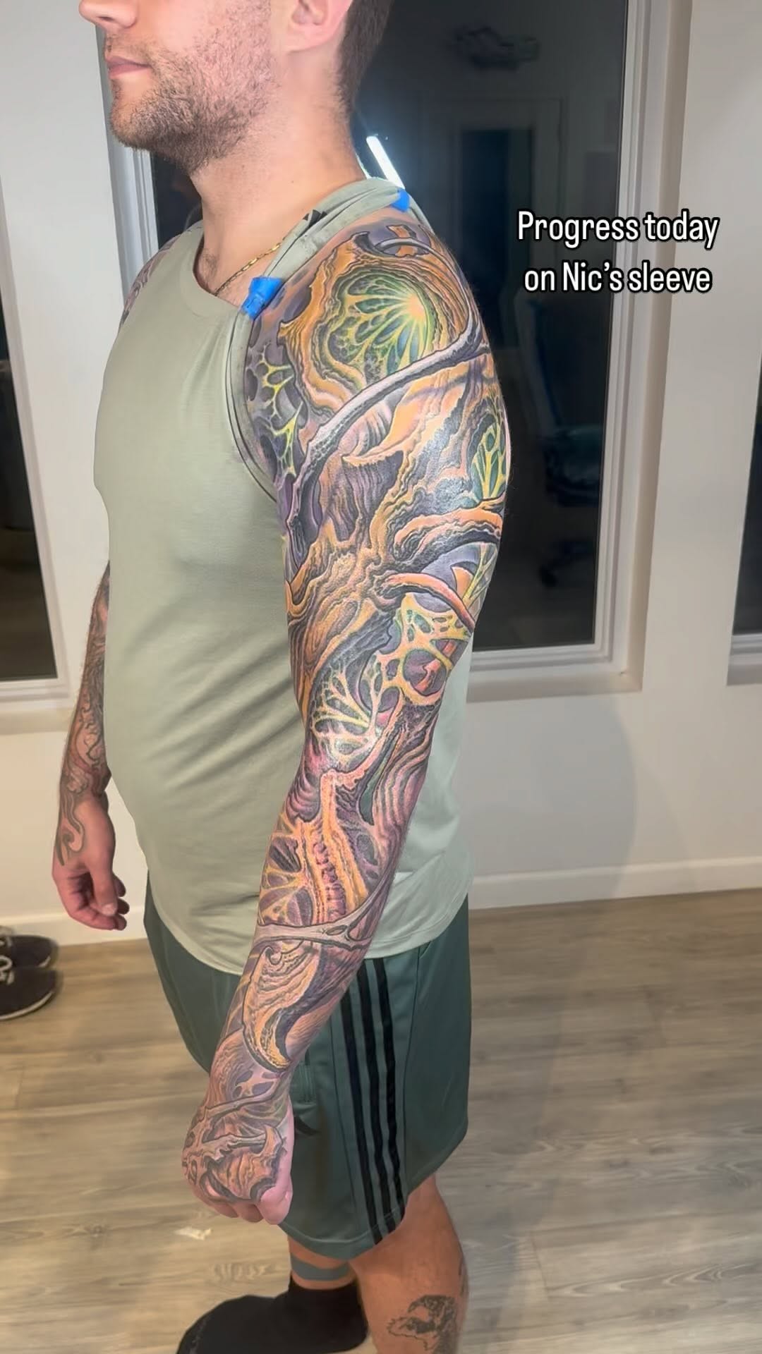 Bio-organic full sleeve in color