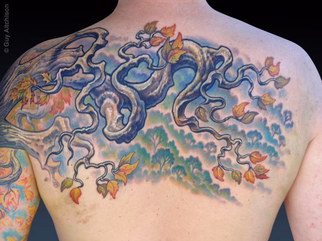 Uli, after one long tattoo session