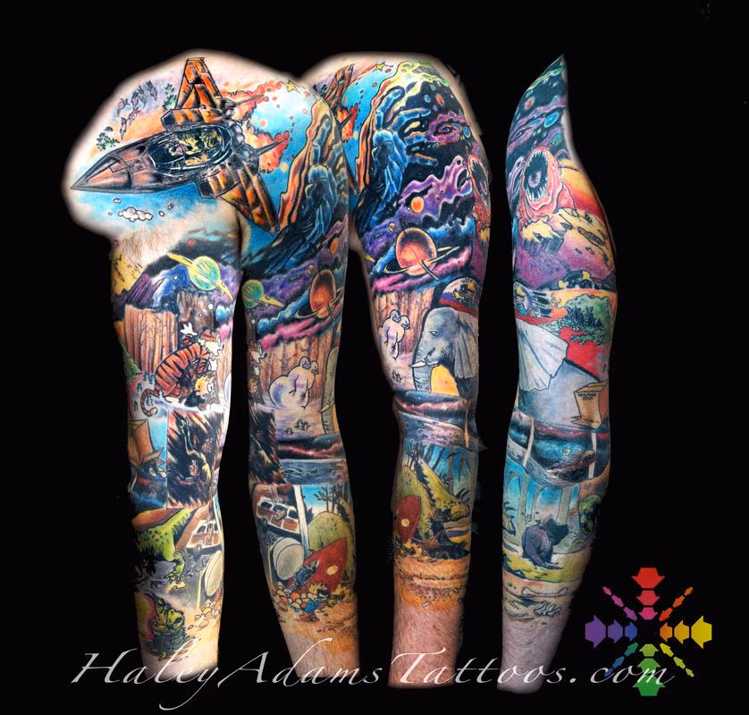 Calvin and Hobbes sleeve