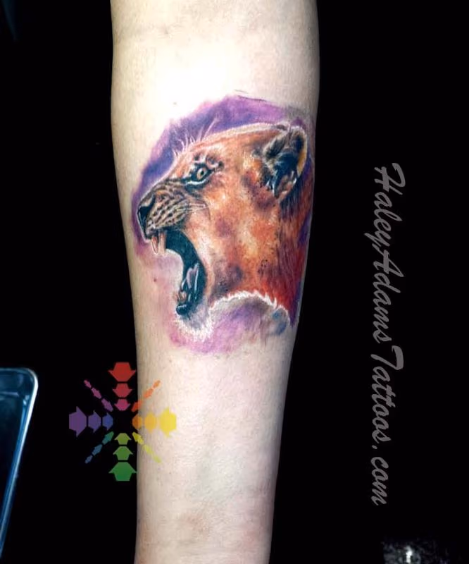lioness tattoo