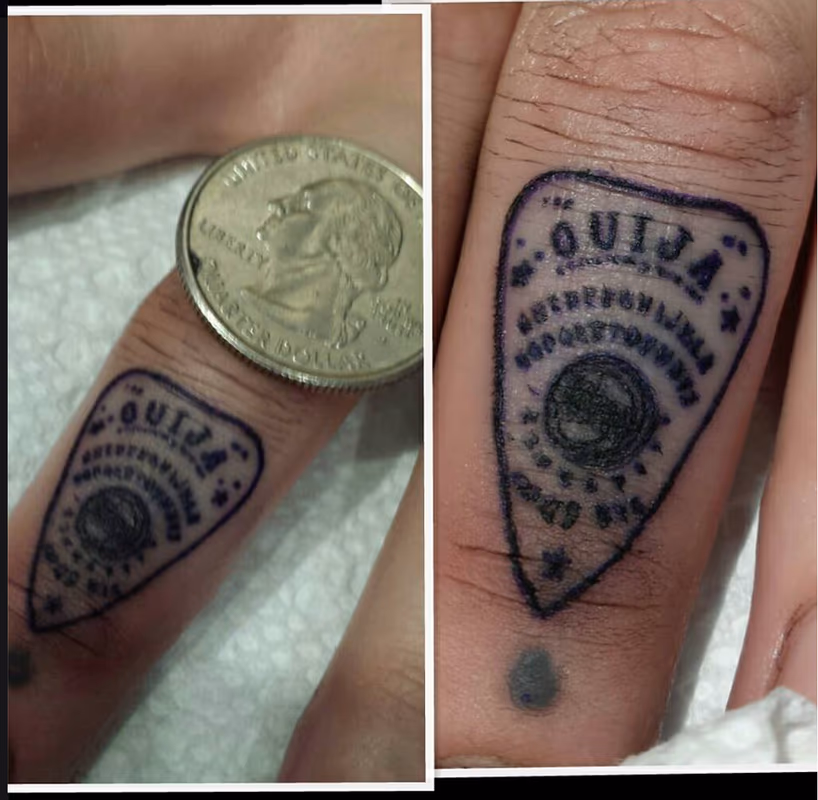 tiniest letters ever ouija plachette