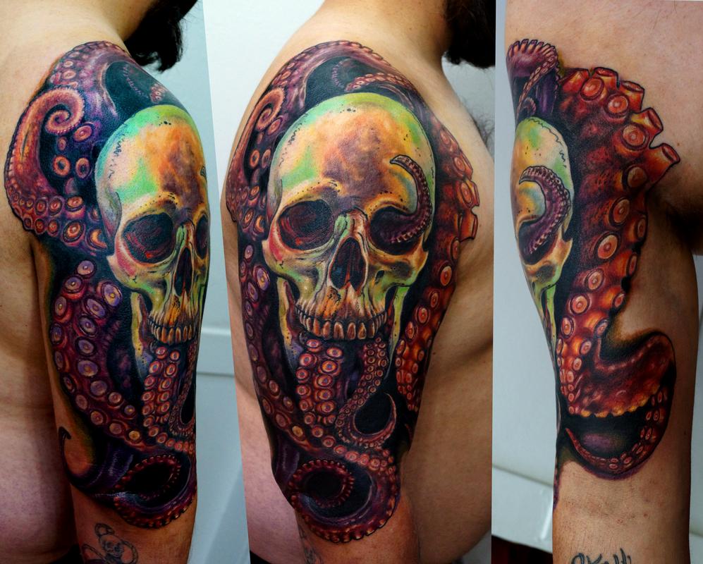 Octopus Skull tattoo