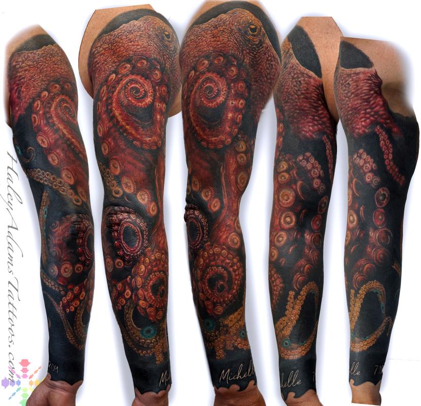 TJ's Octopus sleeve