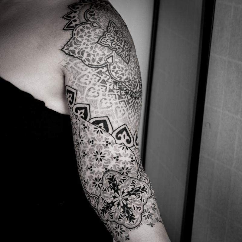 blackwork dotwork