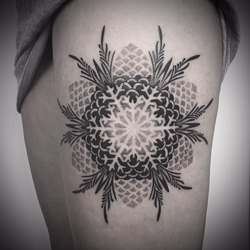 blackwork dotwork